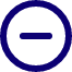 a blue minus icon in a circle that collapses content